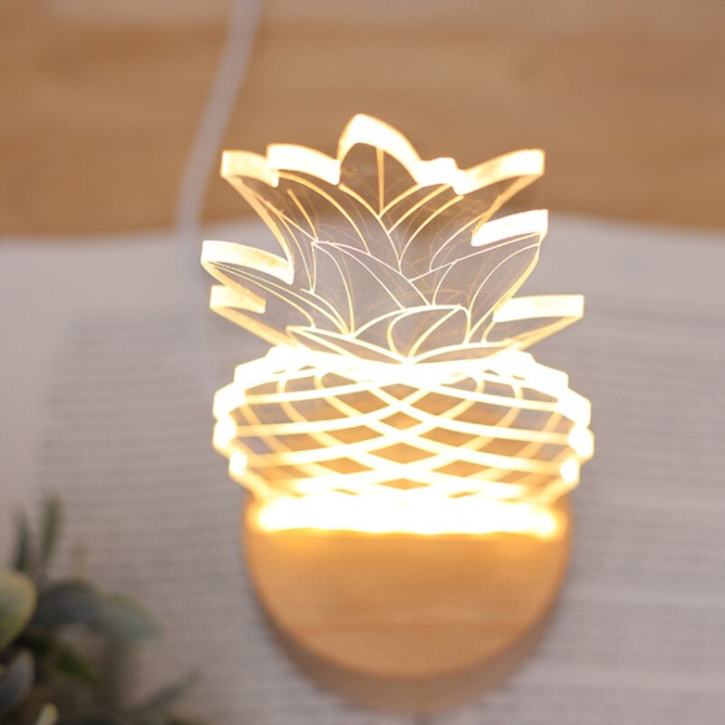 Lampe de chevet table d'ananas lampe