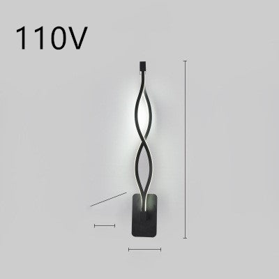 Lampe murale LED minimaliste nordique lampe de chevet de chambre