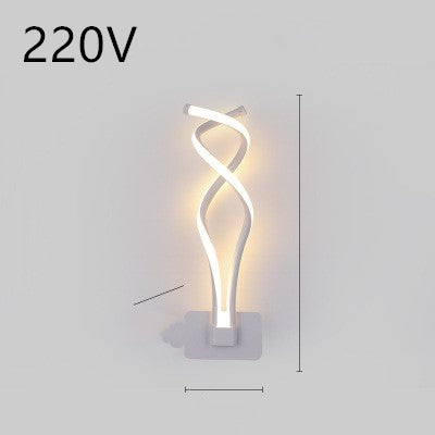 Lampe murale LED minimaliste nordique lampe de chevet de chambre