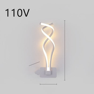 Lampe murale LED minimaliste nordique lampe de chevet de chambre