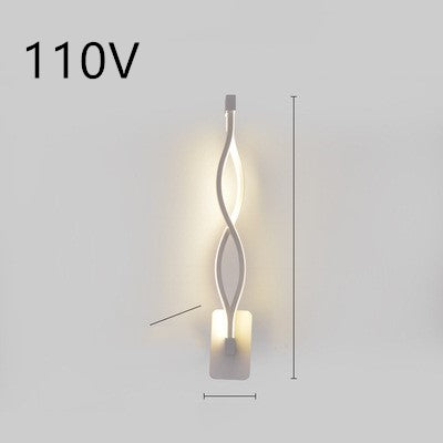 Lampe murale LED minimaliste nordique lampe de chevet de chambre