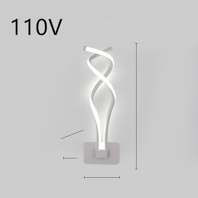 Lampe murale LED minimaliste nordique lampe de chevet de chambre