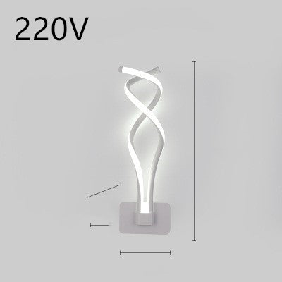 Lampe murale LED minimaliste nordique lampe de chevet de chambre