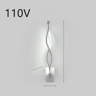 Lampe murale LED minimaliste nordique lampe de chevet de chambre