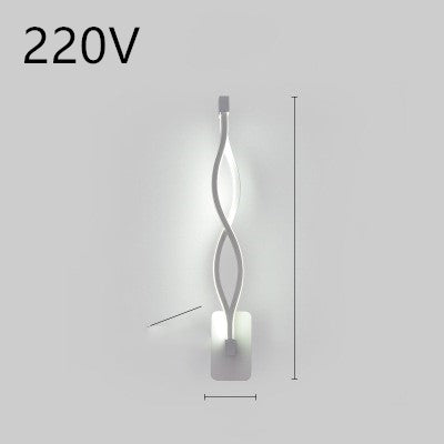 Lampe murale LED minimaliste nordique lampe de chevet de chambre